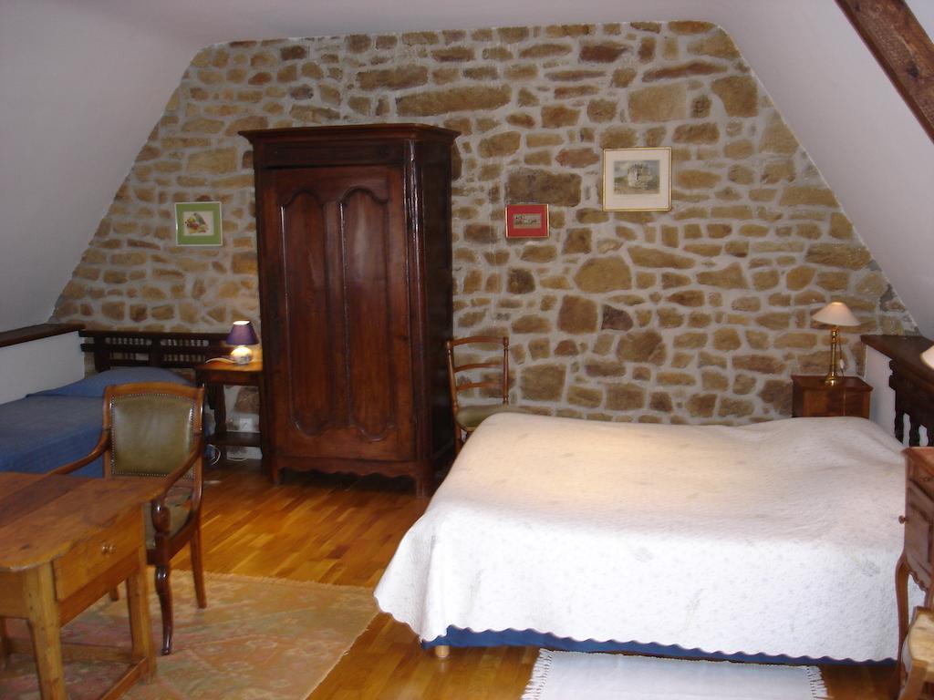 플뢰멜 Les Chaumieres De Kerimel B&B 객실 사진
